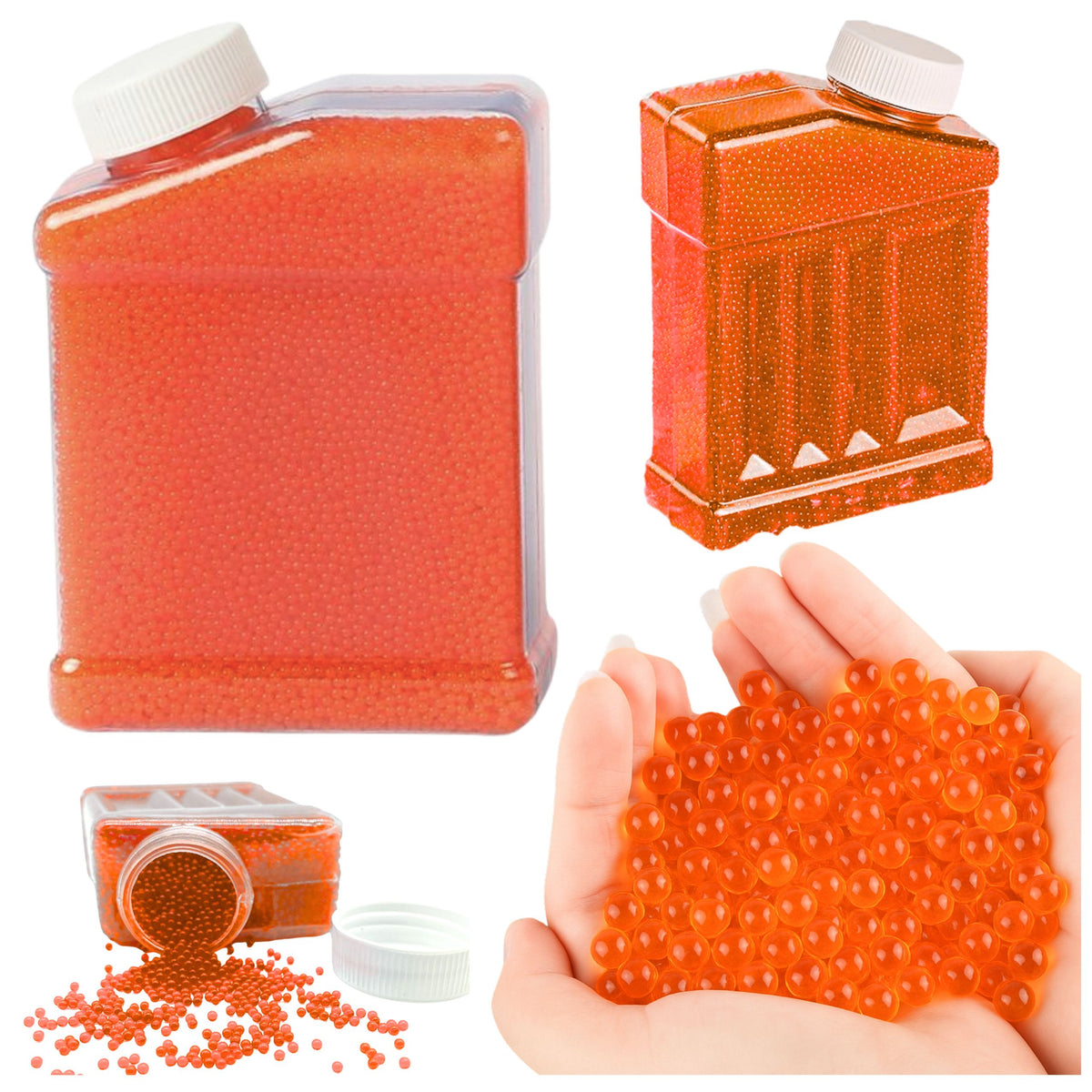 Ensemble de boules d'eau hydrogel orange pour pistolets 20000 pcs.