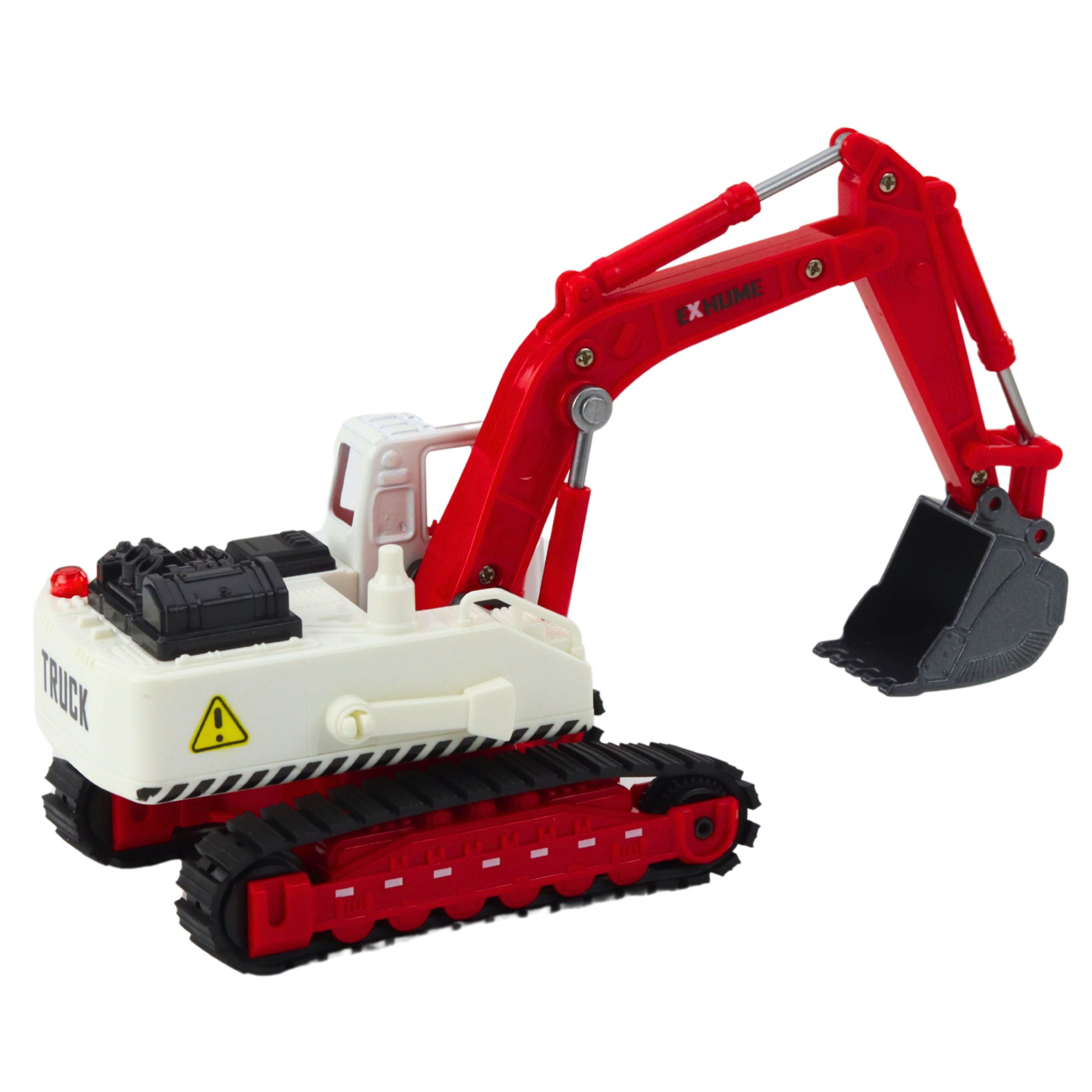 Metal Crawler Excavator With Movable Swivel Bucket Cabin Lights Sounds