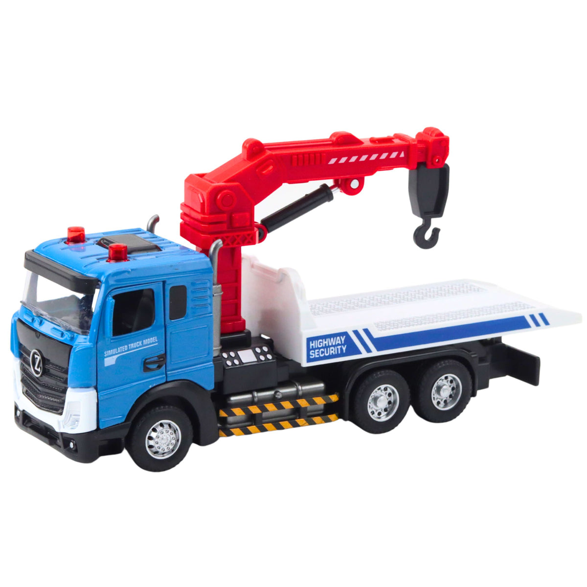 Tow Truck With Tow Truck Metal Cabin Lights Sounds