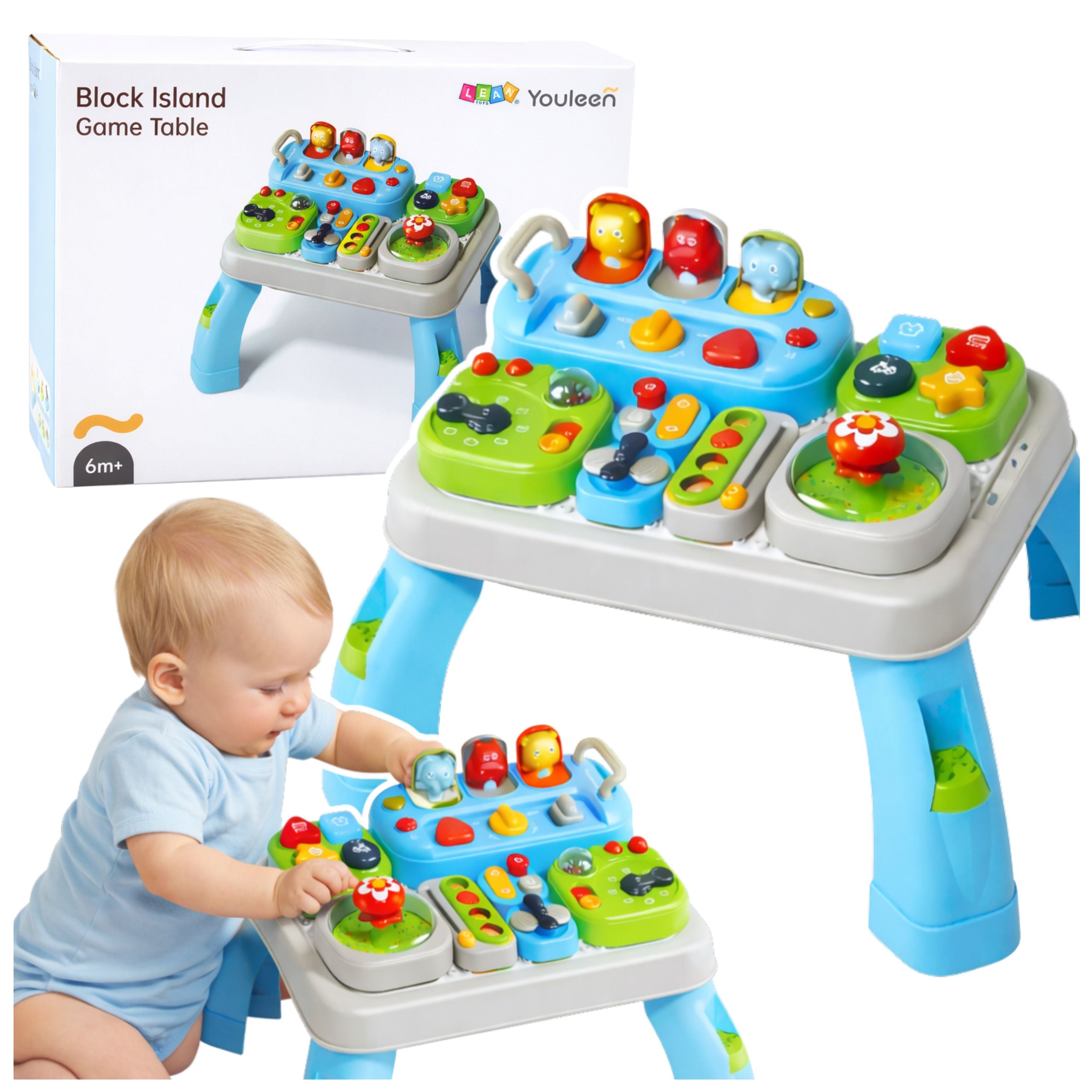 Interactive Educational Table For Toddlers Sound Modules