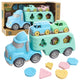 Truck Tow Truck Educational Sorter With Cars Blocks Pastel Bio Plastic