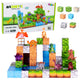 Magnetic Construction Blocks Cubes Square World 3d 114 Pcs.