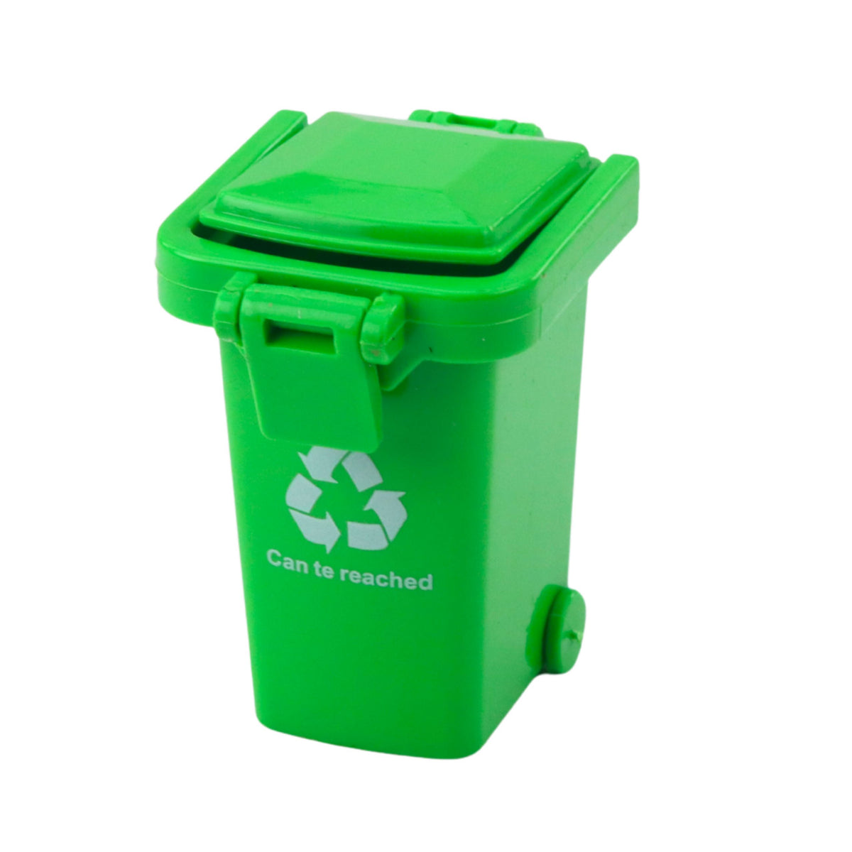 Las luces de la ciudad del camión de basura suenan verdes