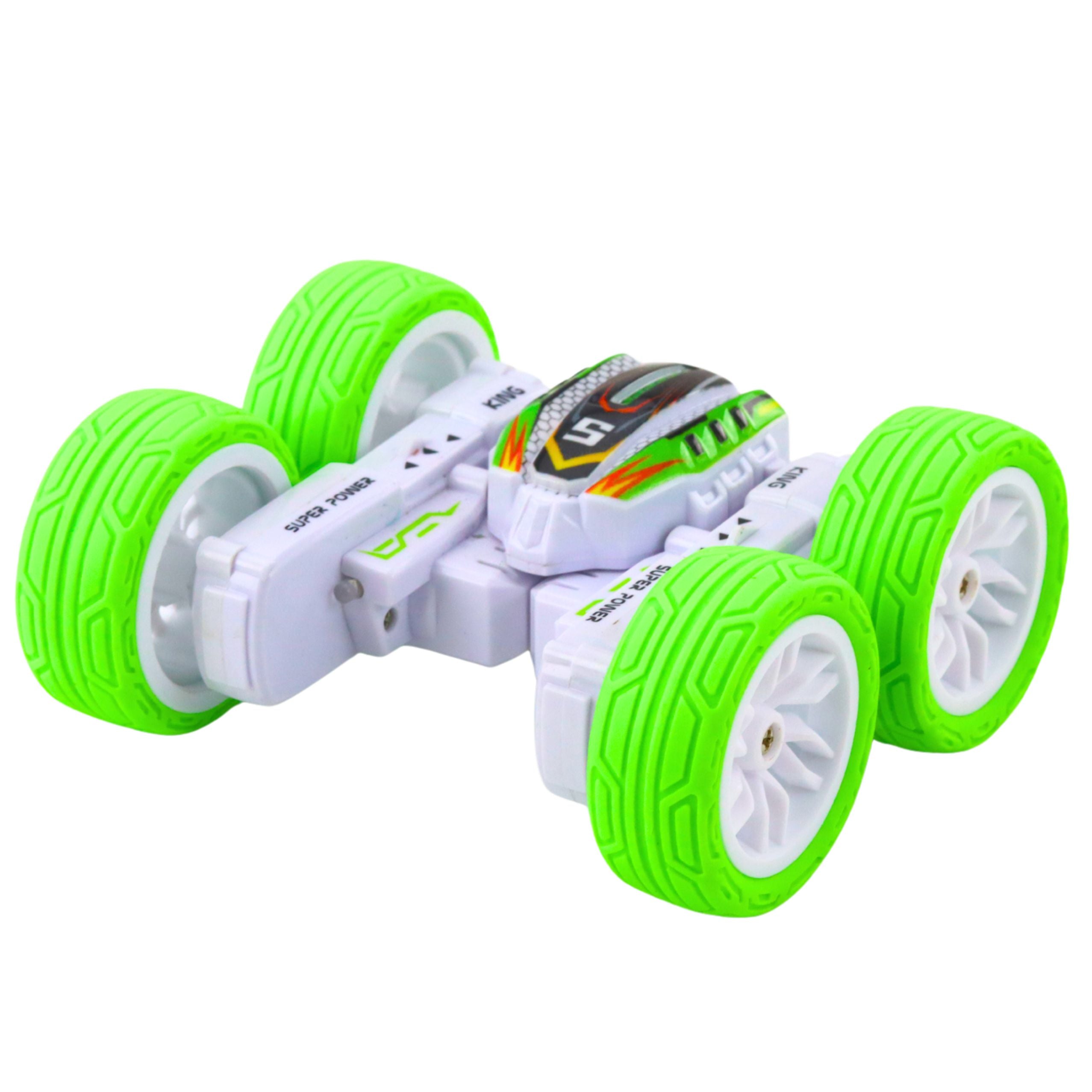 Remote Controlled Acrobatic Off-road Car 360° Green 1:32