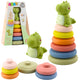 Soft Sensory Pyramid Dinosaur Rubber Eco Colorful