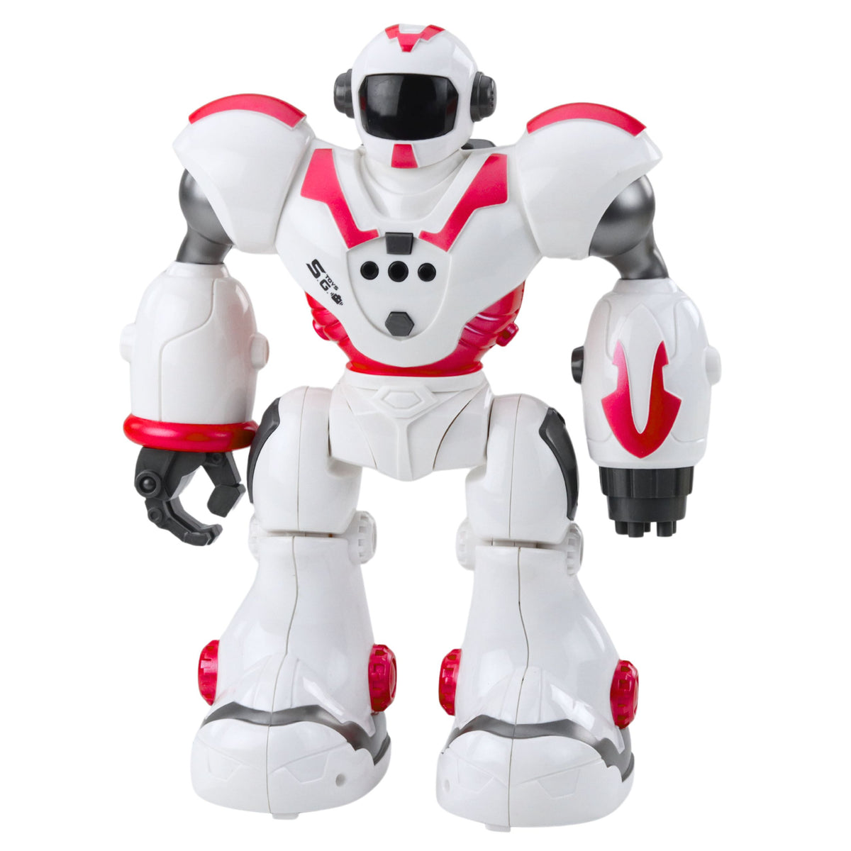 Interaktivní dálkově ovládaný RC robot 16 funkcí Světla Zní růžově