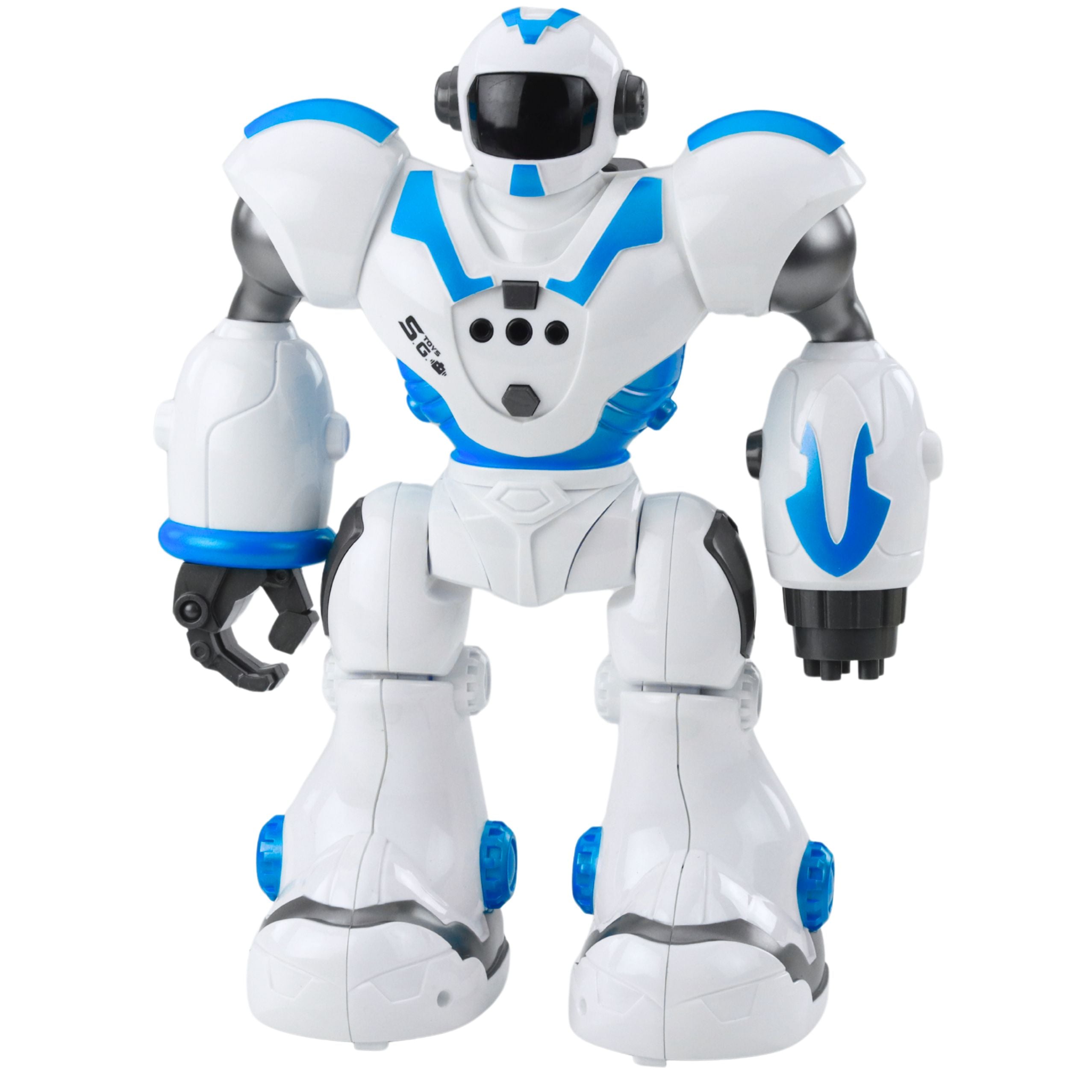 Interactive Remote Controlled Robot Rc 16 Functions Lights Sounds Blue