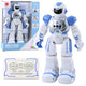 Dálkově ovládaný vzdělávací robot Rc Talking Dancing Lights Blue