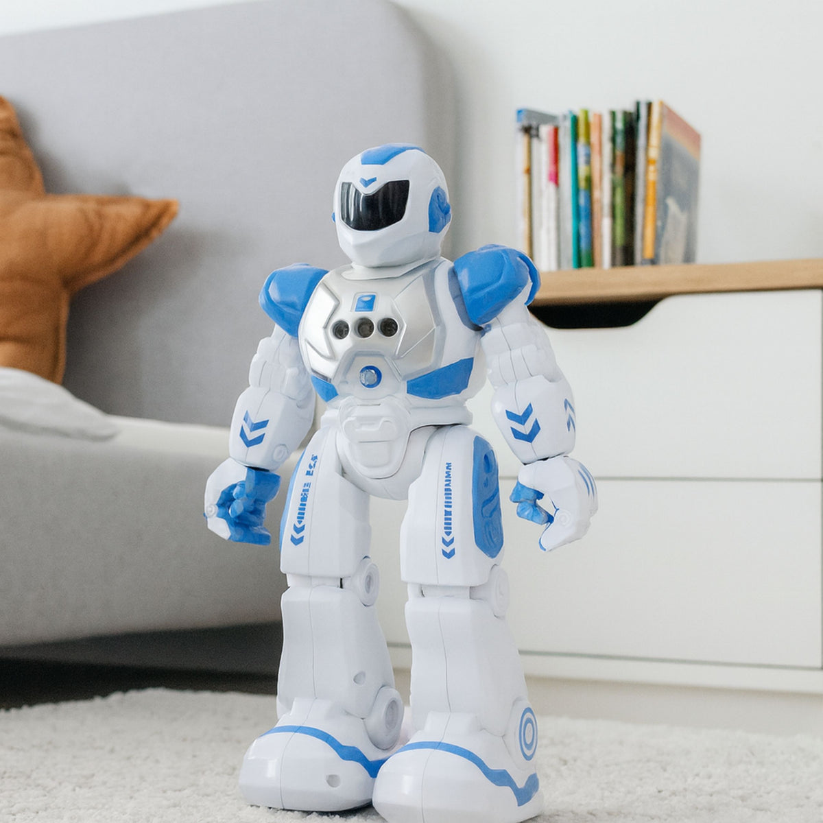 Dálkově ovládaný vzdělávací robot Rc Talking Dancing Lights Blue