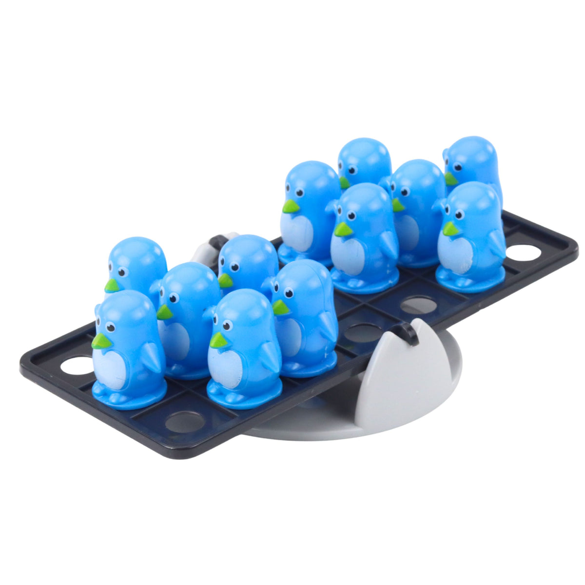 Blue Penguin Balancing Educational Skill Game For Children