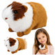 Guinea Pig Realistic Soft Fur Animal Brown 12 Cm