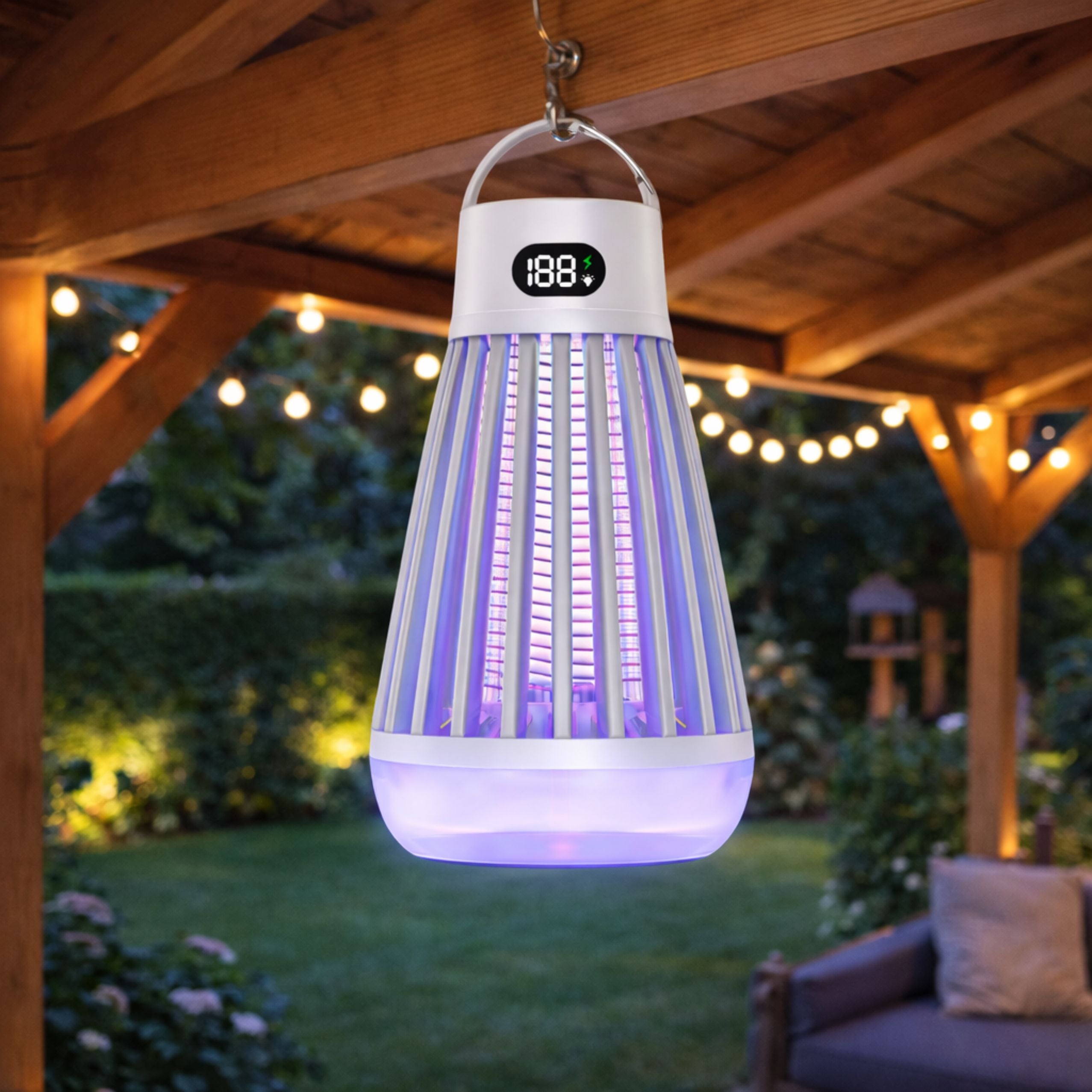 Electric Mosquito Killer Lamp Uv Light White