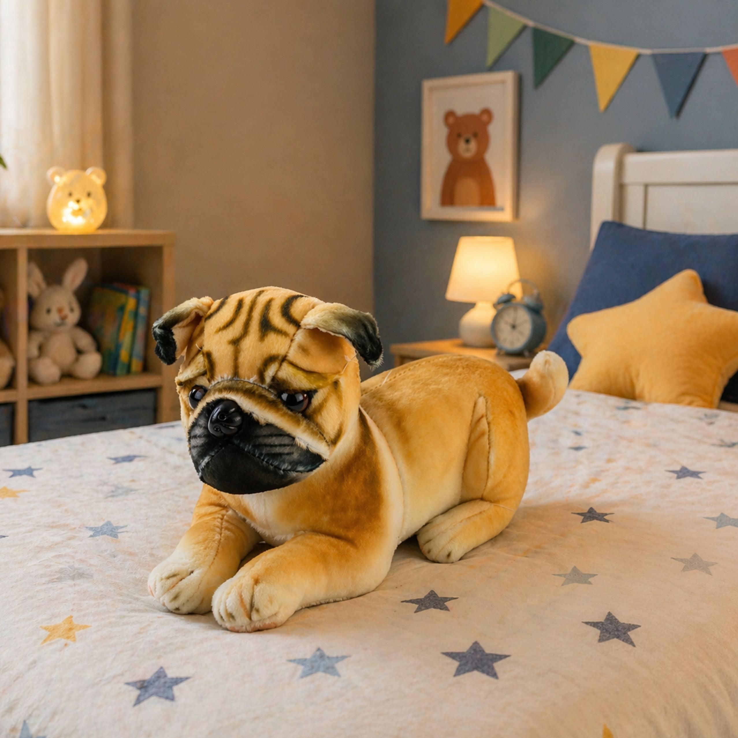 Plush Pug Dog Cuddly Toy Plush Toy Soft Dog 25 Cm