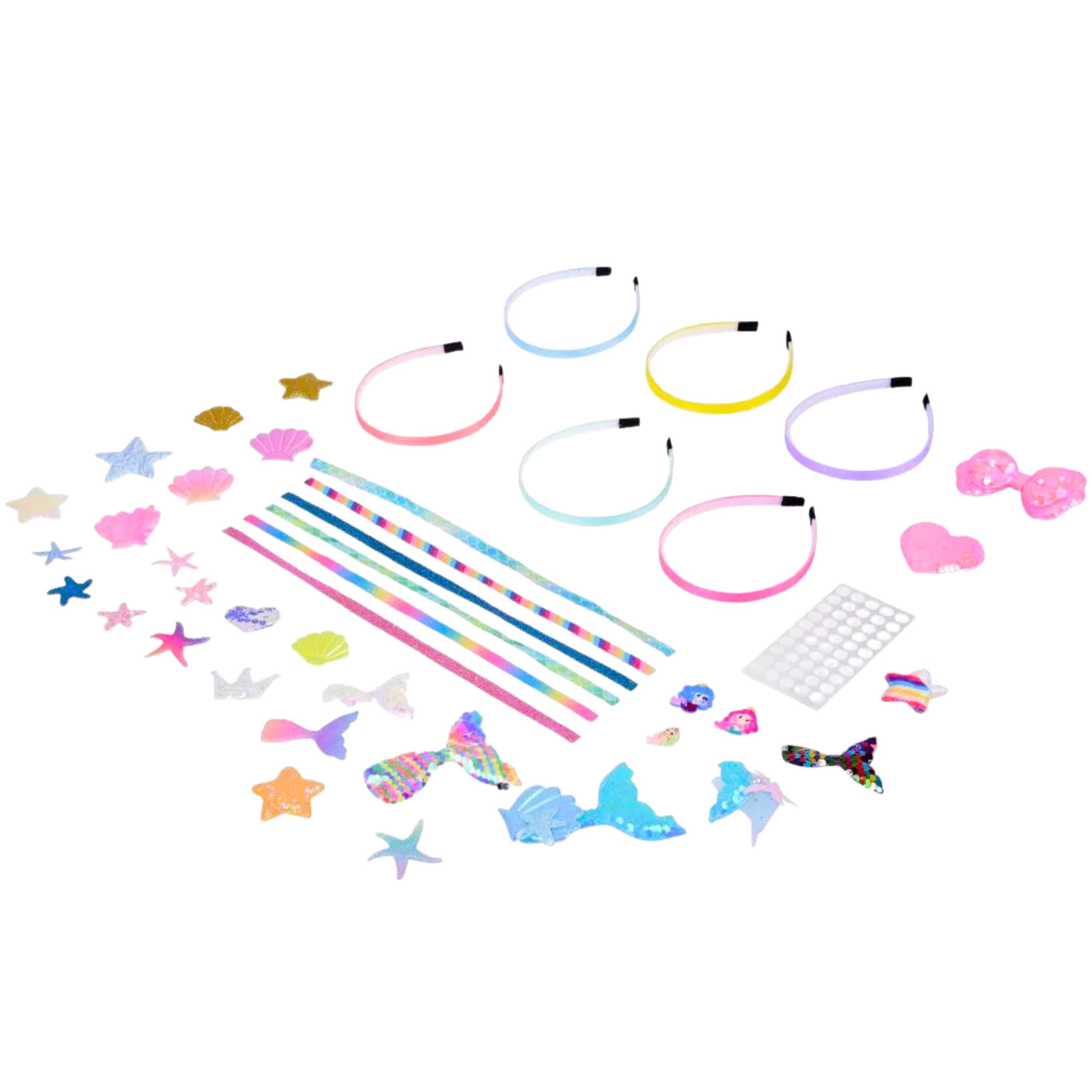 Diy Creative Kit For Making Seashell Mermaid Hairbands