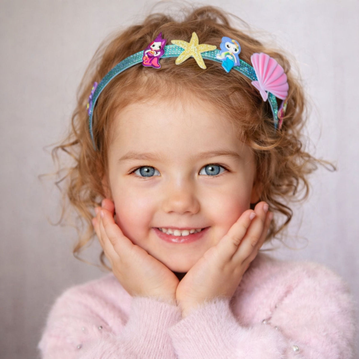 Diy Creative Kit For Making Seashell Mermaid Hairbands
