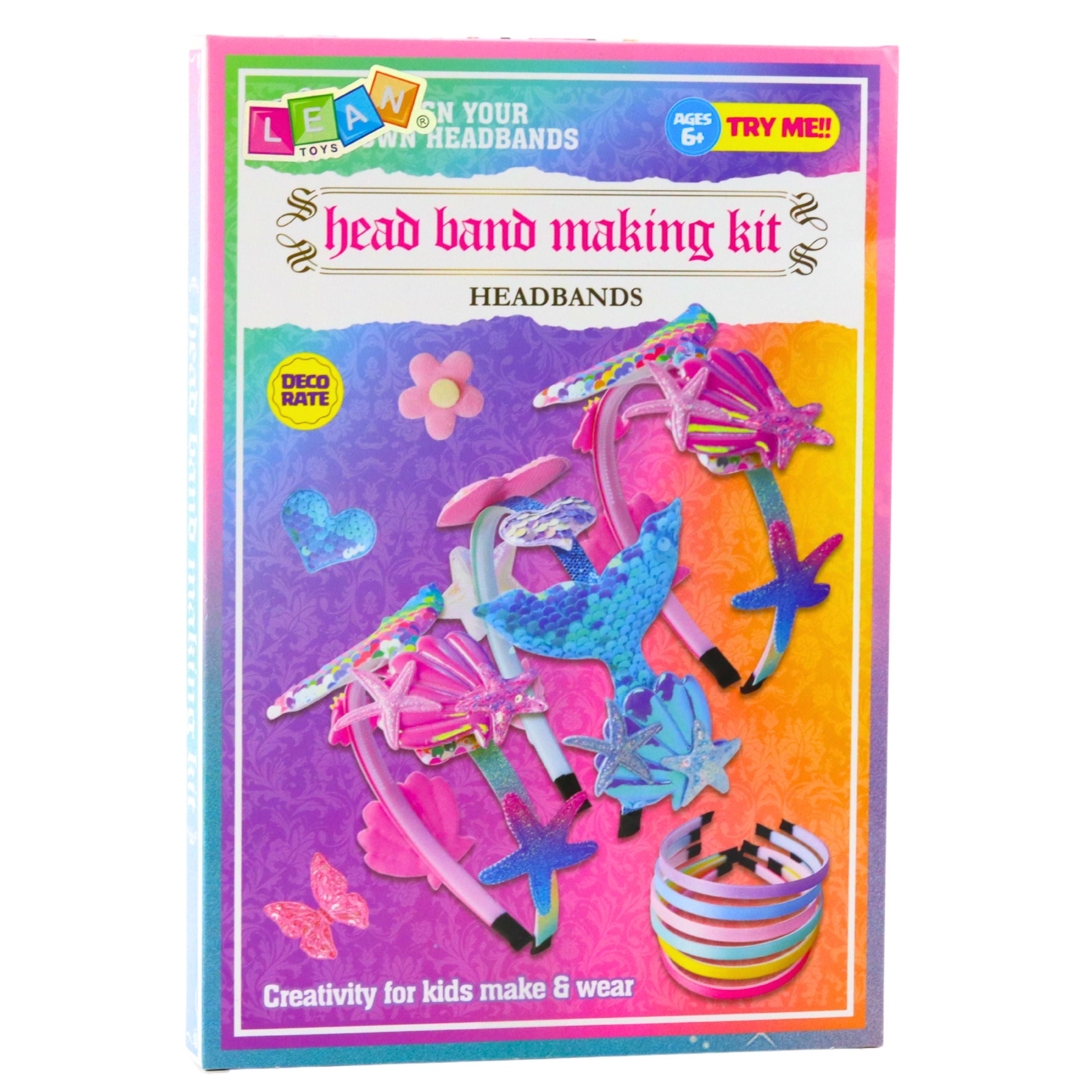 Diy Creative Kit For Making Seashell Mermaid Hairbands