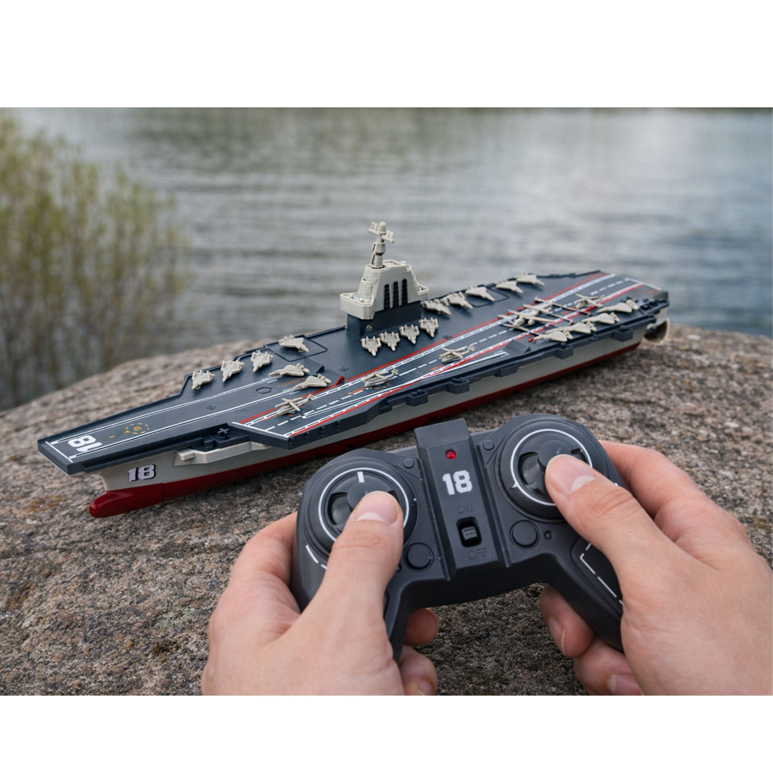 Remote Controlled Military Aircraft Carrier Rc Ship 1:1000