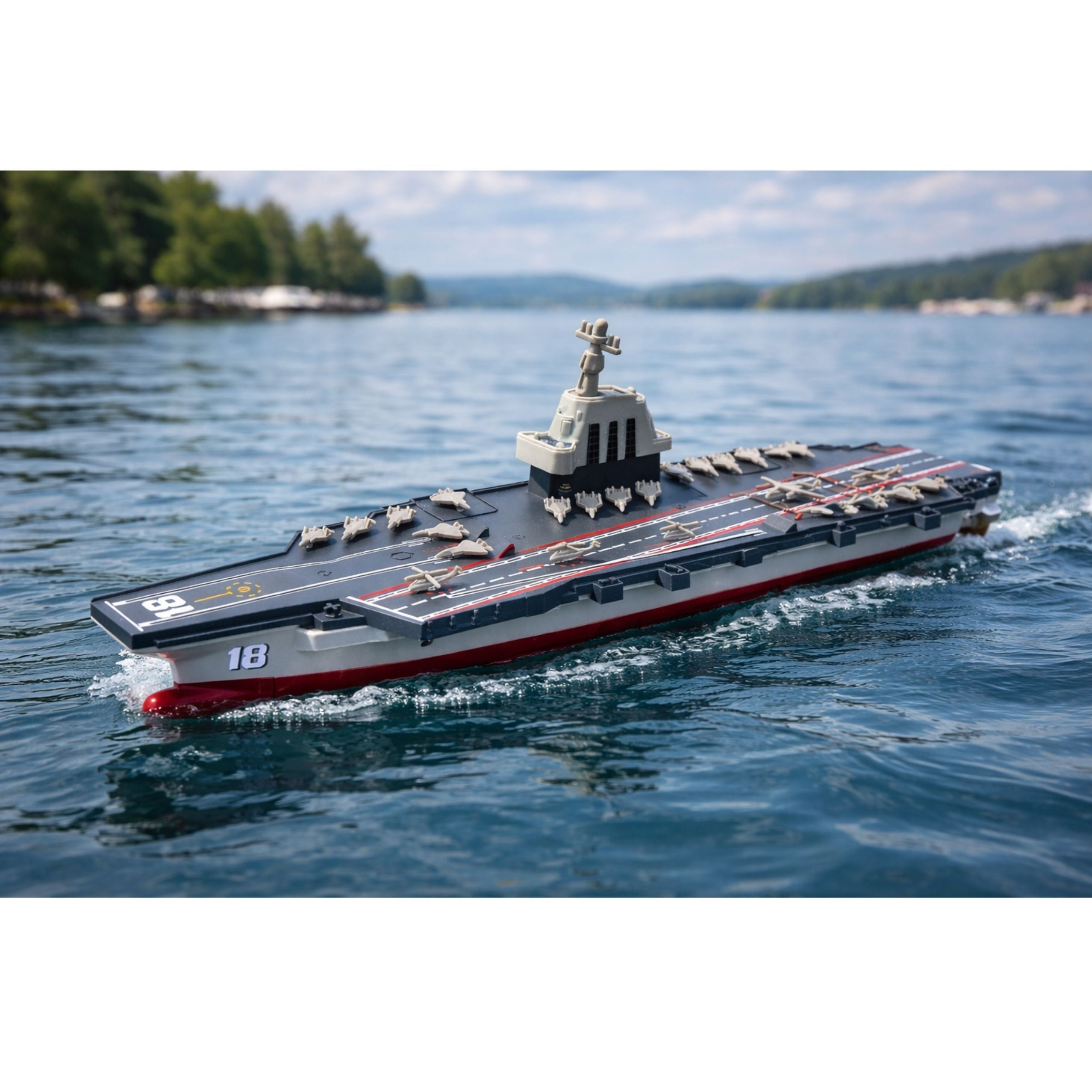 Remote Controlled Military Aircraft Carrier Rc Ship 1:1000