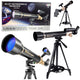 Educational Aluminum Astronomical Telescope With Tripod And Accessories 1.35 M