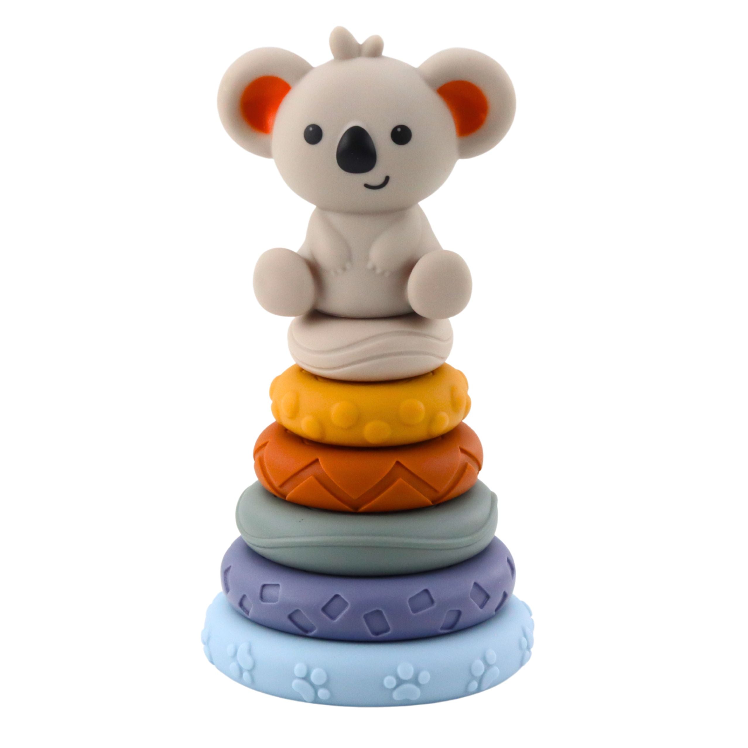 Sensory Educational Blocks Tower Of Soft Rubber Blocks Koala 13 Pcs.