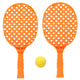 Conjunto Shuttleball - Para uso somente com bola de espuma Naranja ÚNICA