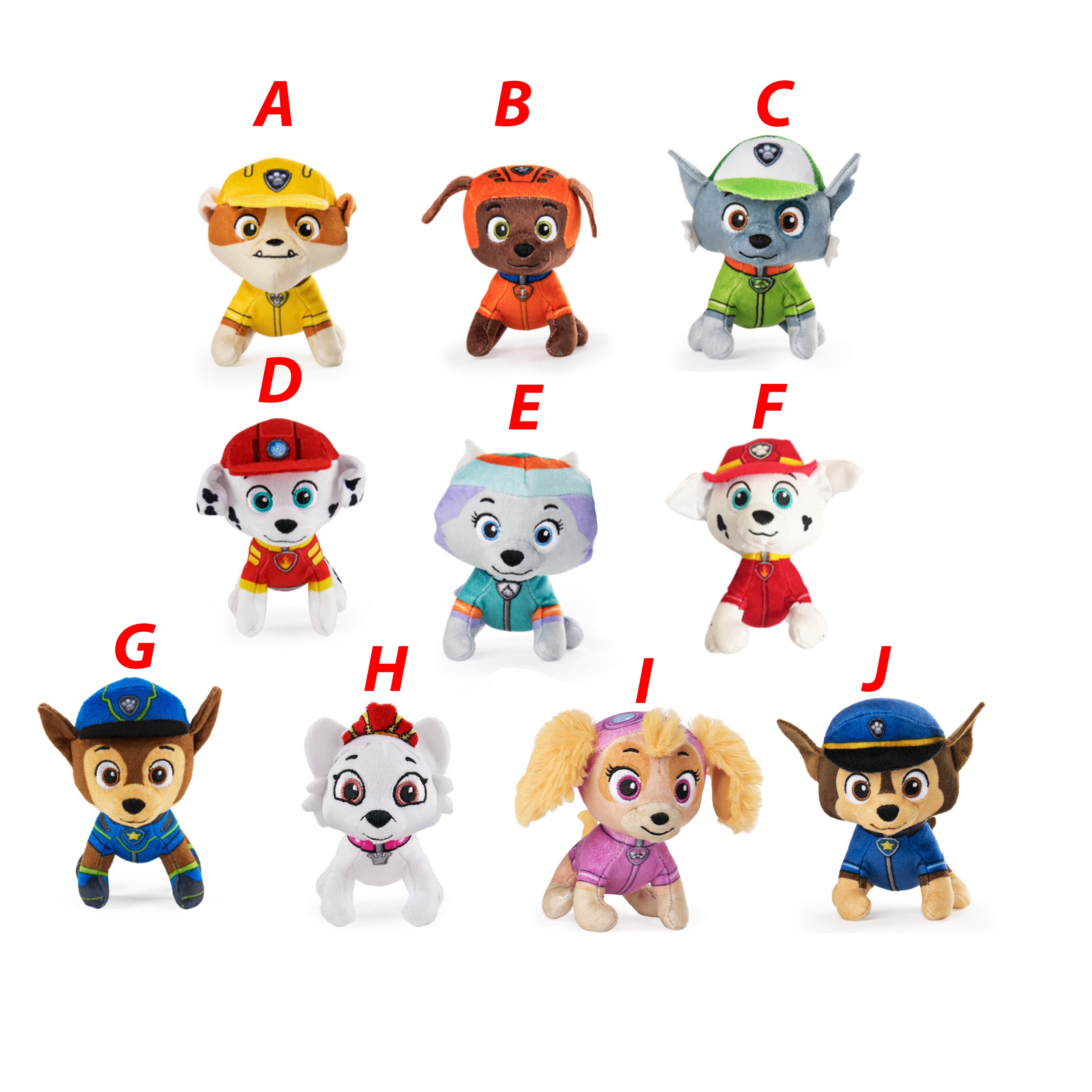Paw Patrol Plush Toys 13 Cm