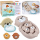 Bath Toy Set Otter Family Basket Balls 7 Pcs.