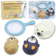 Bath Toys Set Fishing Rubber Animals Pastel Strainer 4 Pcs.