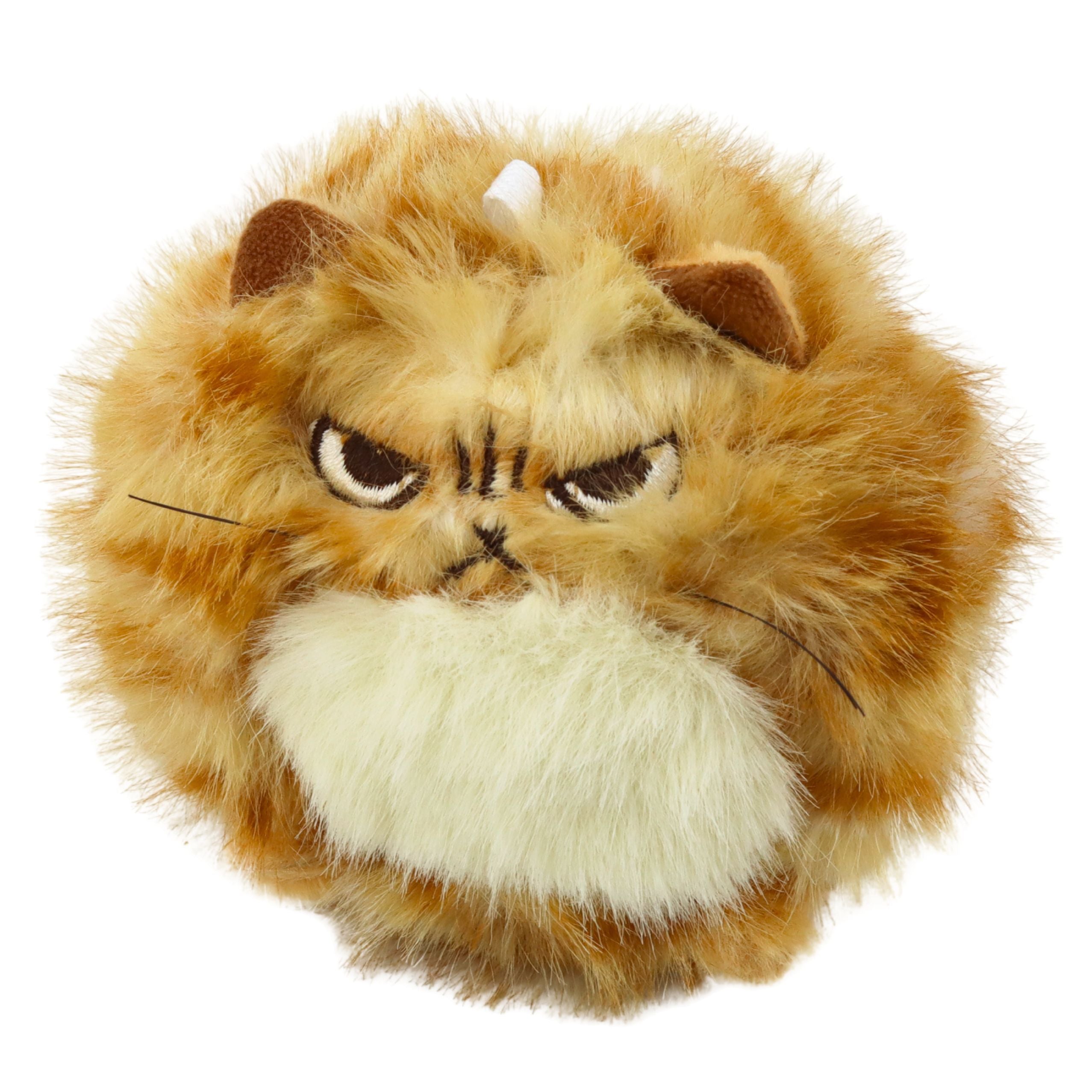 Plush Kitten With Wiggle Tail Squeaking Sounds Keychain 9 Cm