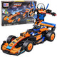 Construction Bricks Car Robot Racer 2in1 Orange 322 Pcs.