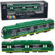 Metro Train City Express Opening Doors Lights Sounds Green