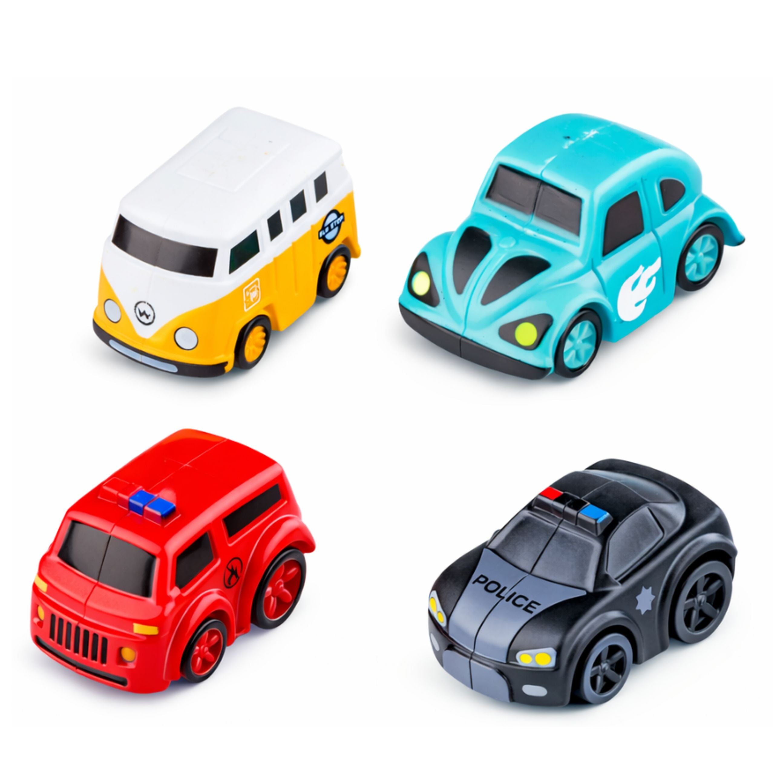 Car Obstacle Course Interactive Educational Parking Lot 4 Cars