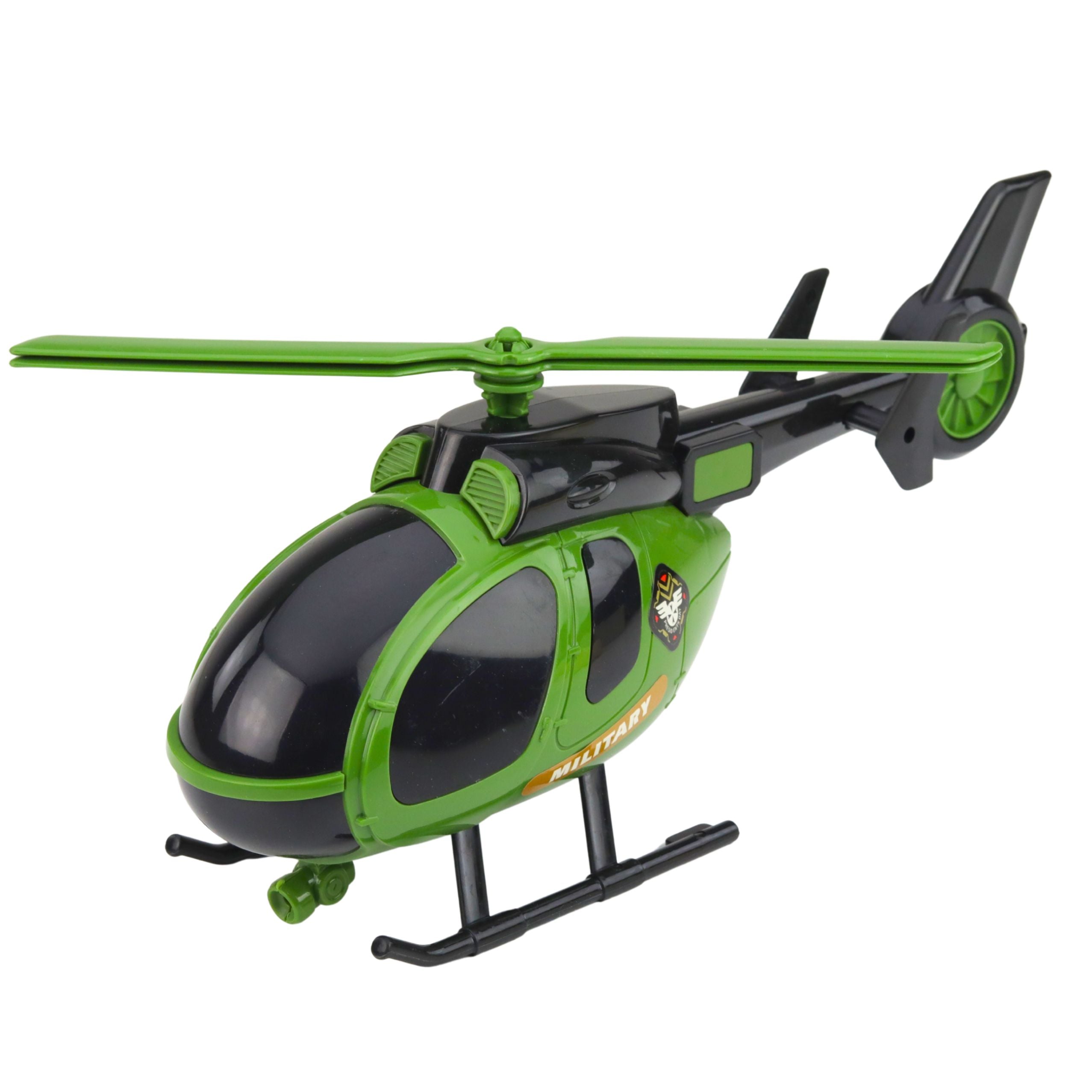 Military Set Military Truck Tow Truck Car Helicopter Lights Sound