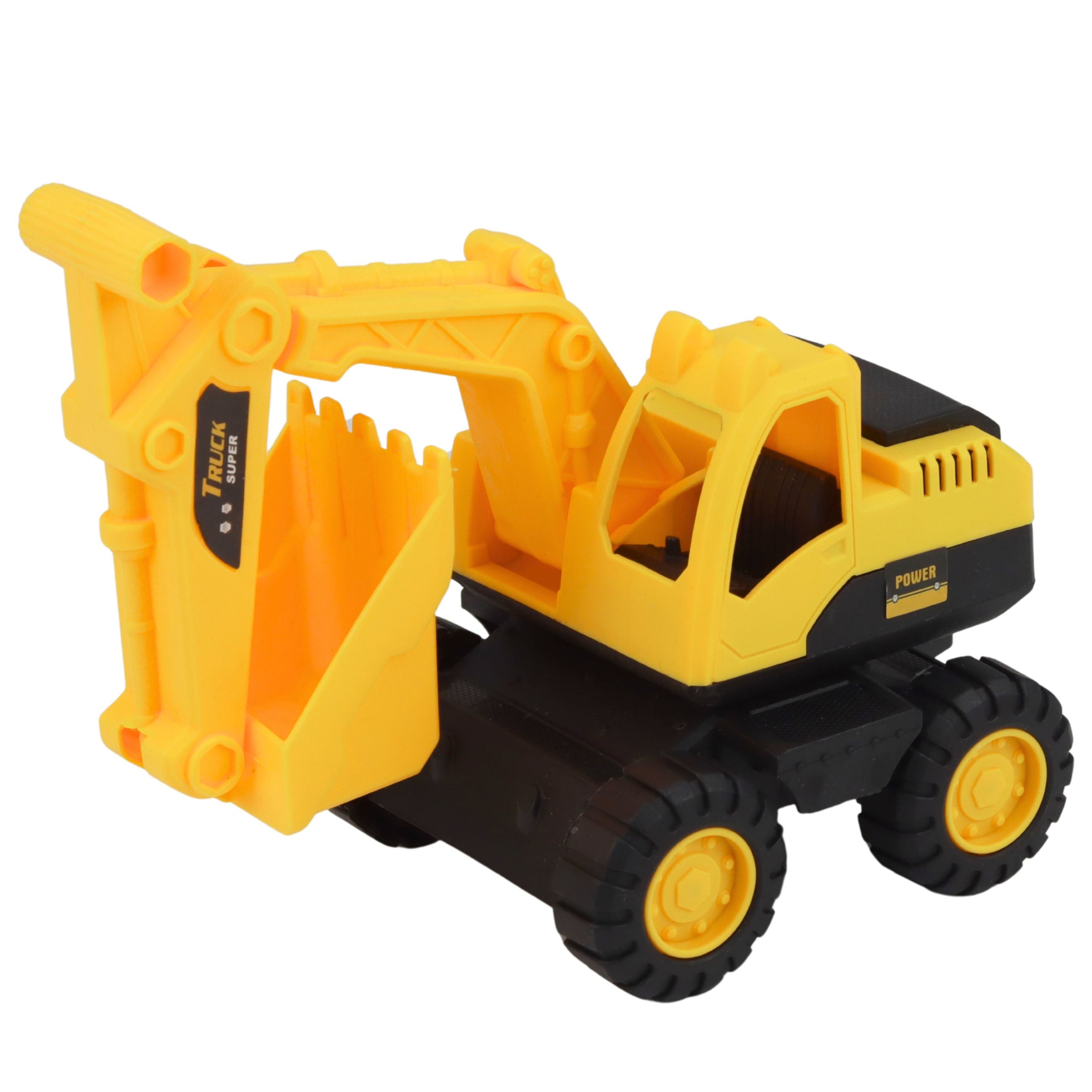 Construction Vehicles Set Truck Tow Truck Excavator Dump Truck Lights Sound