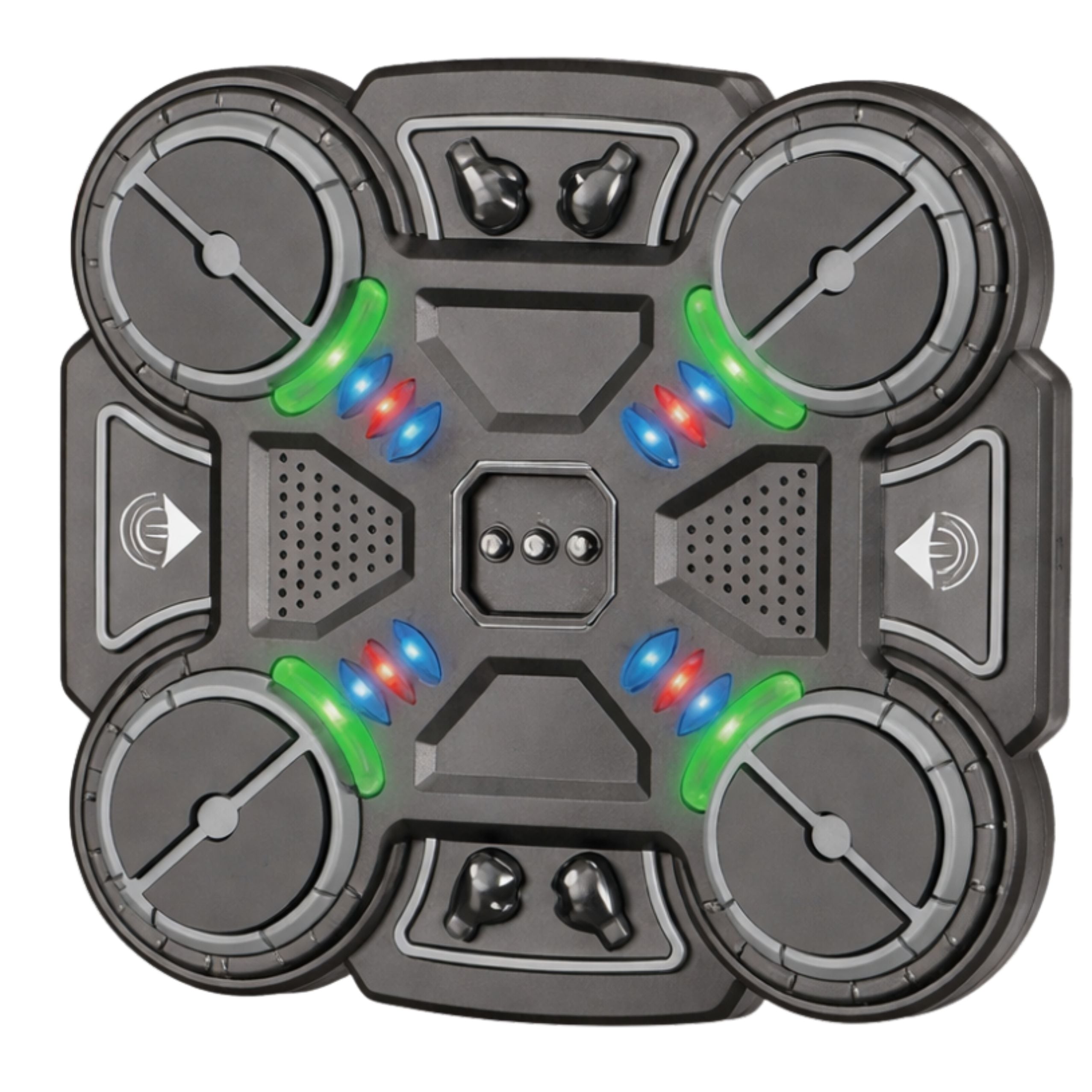 Interactive Musical Boxing Shield With Led Lights 3 Levels Black