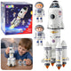 Educational Toy Space Rocket 5 In 1 Astronauts Lights Sounds