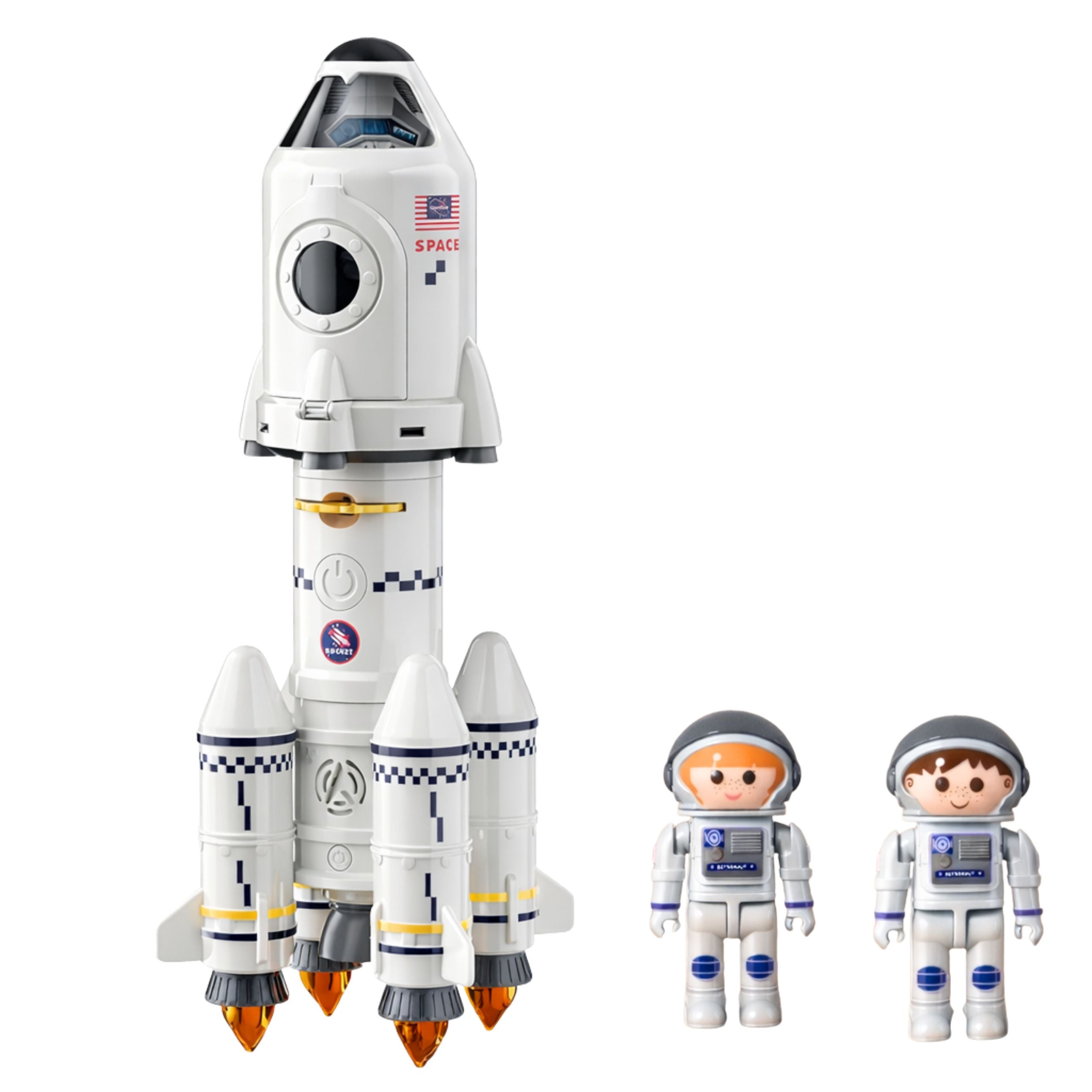 Educational Toy Space Rocket 5 In 1 Astronauts Lights Sounds
