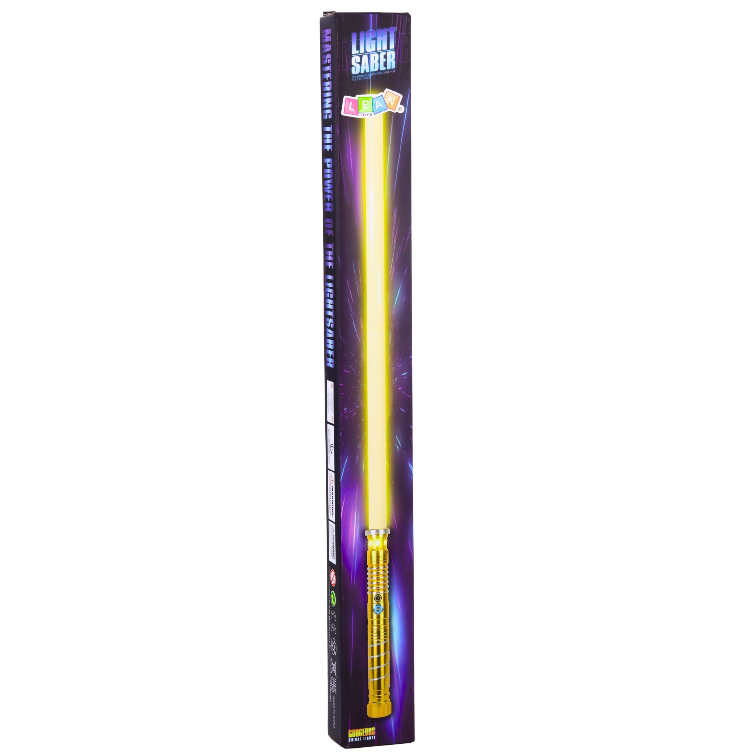Led Laser Lightsaber With Sounds Metal Handle 75 Cm