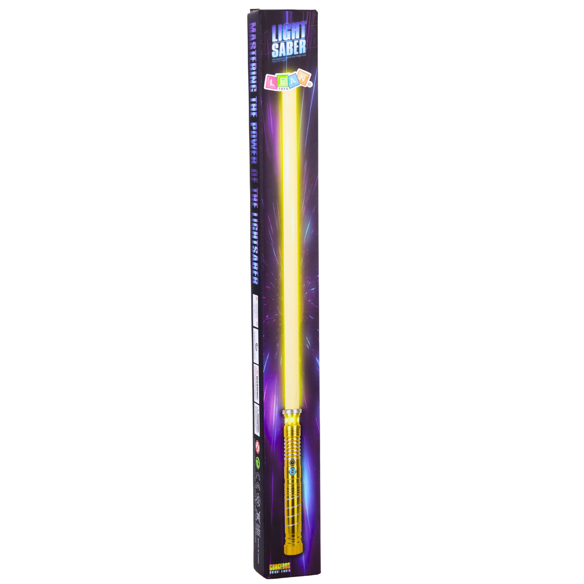 Led Laser Lightsaber With Sounds Metal Handle 75 Cm