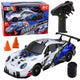 Diaľkovo ovládané Drift Car Rc vymeniteľné kolesá 4wd Blue 1:24