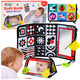 Contrast Sensory Educational Mat With Mirror For Babies