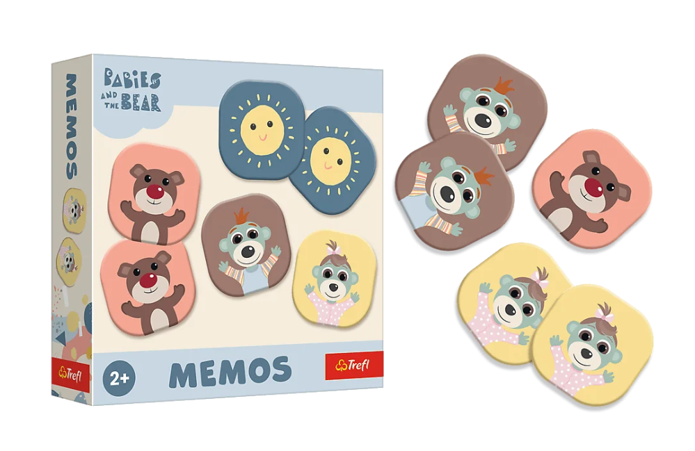 Children’s Game Memos Bobaski And Bear Trefl 02891