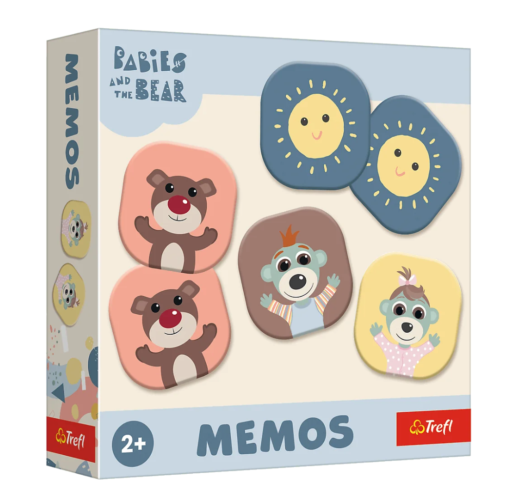 Children’s Game Memos Bobaski And Bear Trefl 02891