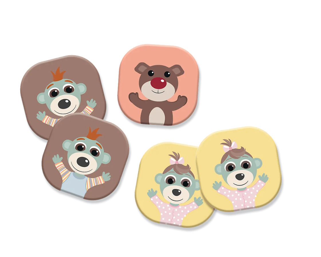Children’s Game Memos Bobaski And Bear Trefl 02891