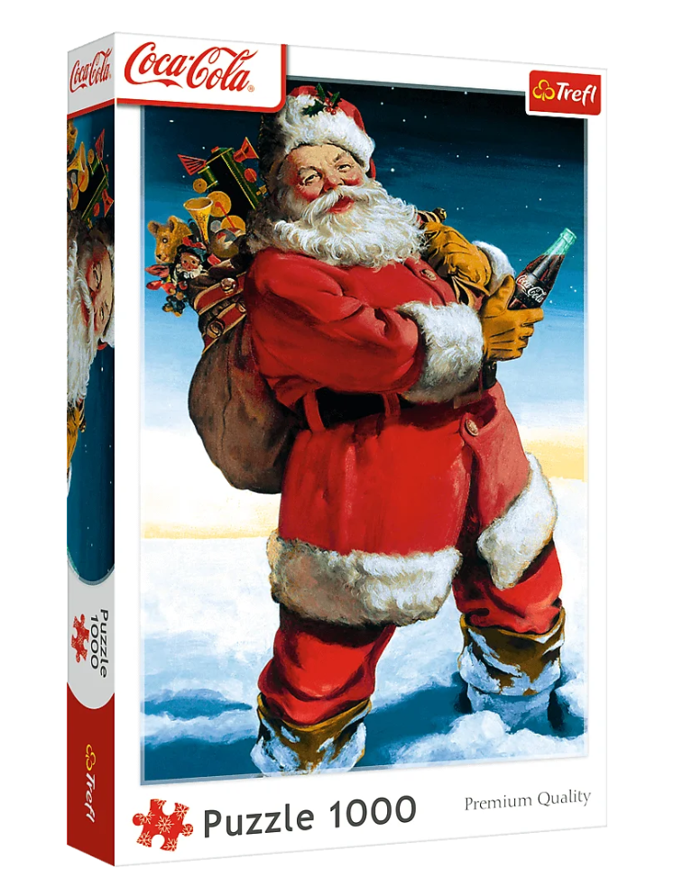 Puzzle – 1000 Xmas – Coca-cola: Santa In The Snow – Trefl 10923