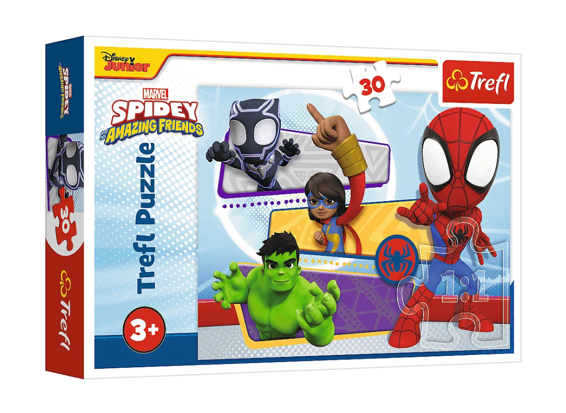 Puzzle – 30 – Brave Spidey – Spidey And His Friends – Marvel – Trefl 18322