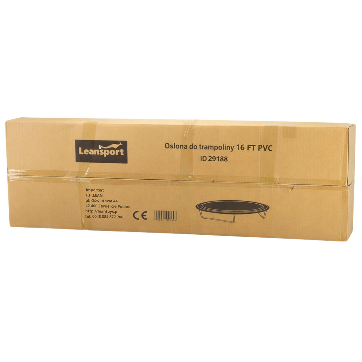 Lean Spring Pad For Trampoline Black 480-487 Cm 16 Ft