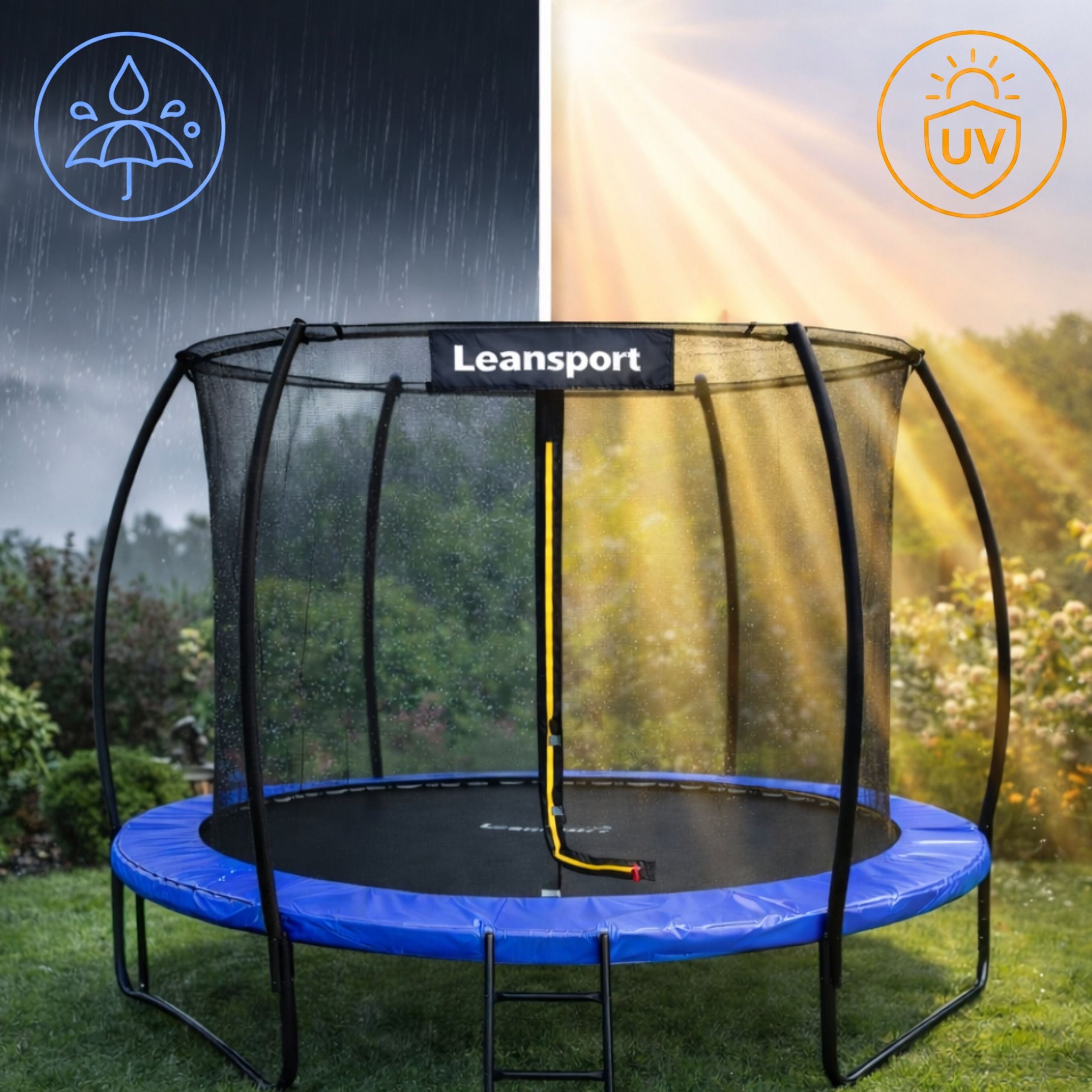 Lean Spring Pad For Trampoline Blue 480-487 Cm 16 Ft