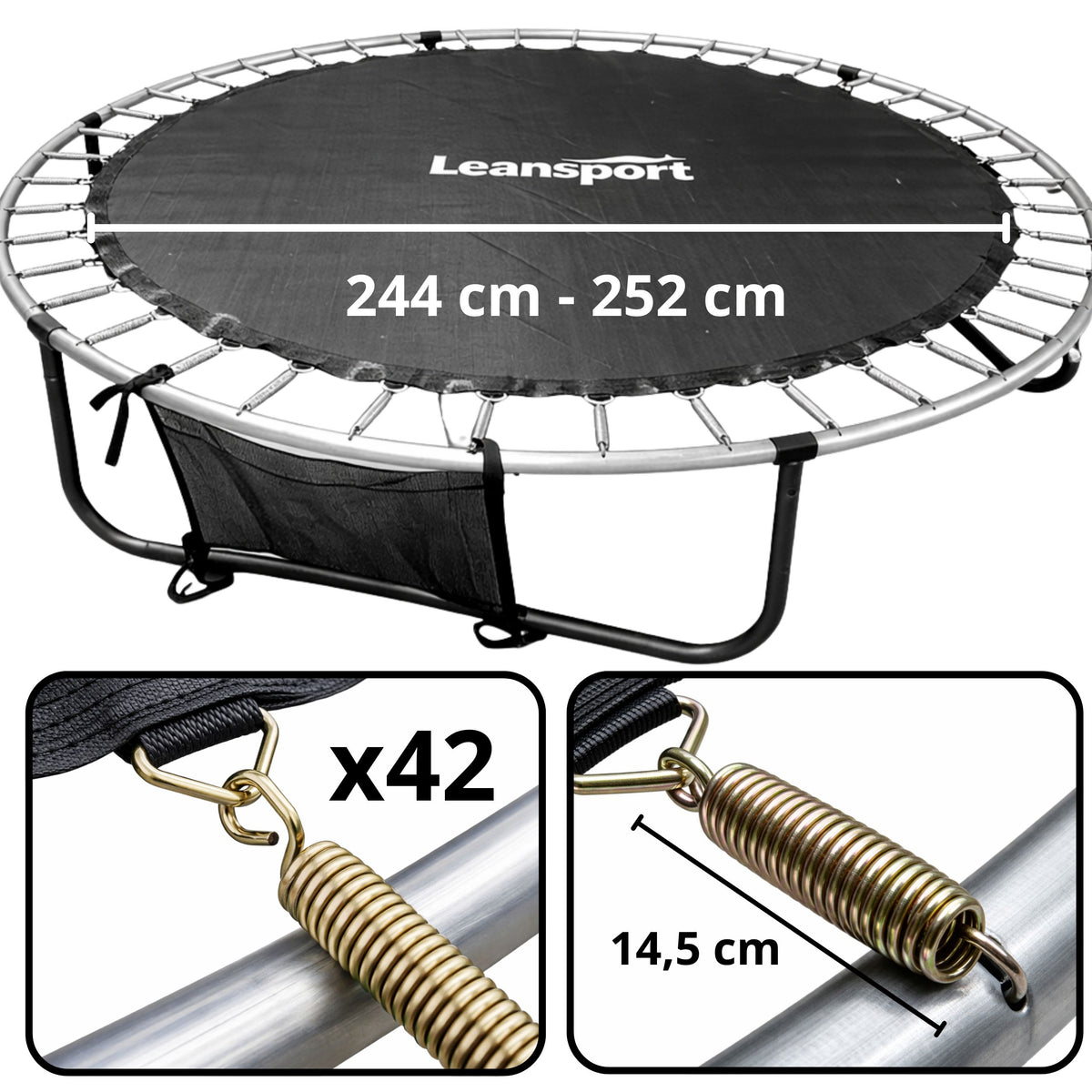Trampoline Jumping Mat Replacement Part 244-252cm 8ft