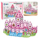 Magnetic Blocks With Figures Paints Cards For Painting Pink 142 Pcs.